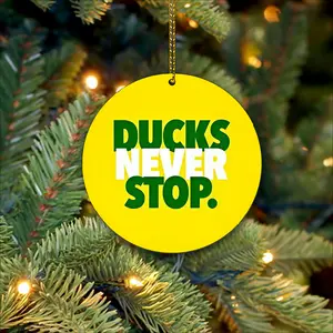 Oregon Ornament, Christmas Football Decor, Oregon Team Gift, Christmas Gift,  Gift Football Lovers, Ceramic Ornament, Decoration Ornament
