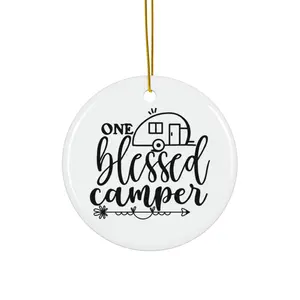 ONE BLESSED CAMPER ORNAMENT
