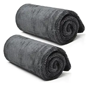 2-Pack Microfiber Towels for Cars (35"x 24") Extra Large Ultra Absorbent Car Drying Towel for Cars and Trucks, Without Streaks, Scratches, or Water Spots