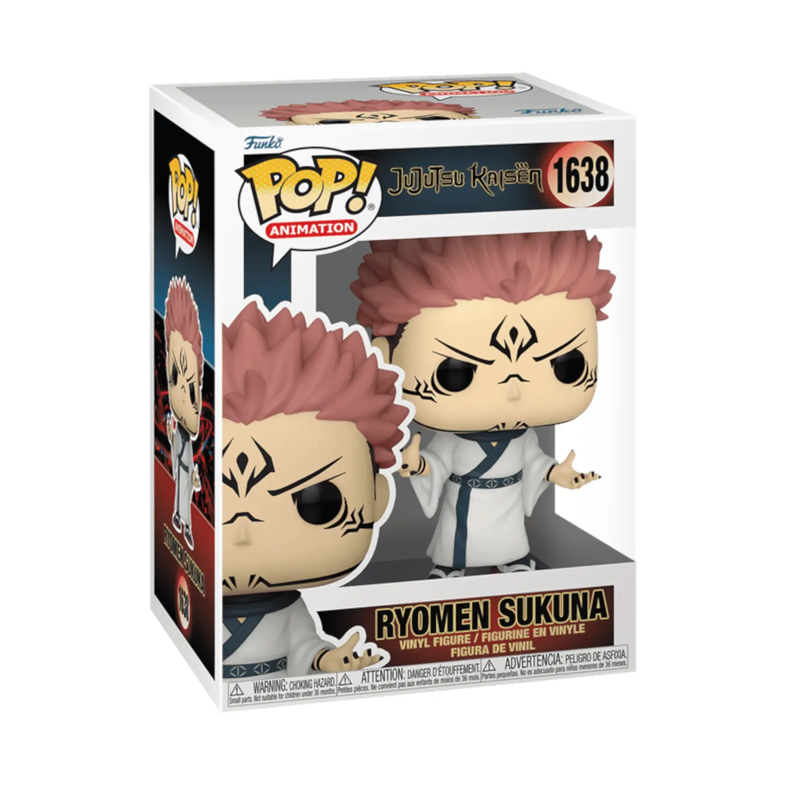 Funko Pop! Animation: Jujutsu Kaisen - Ryomen Sukuna In Kimono #1638 Single Figure, Anime Collectible Figures Figurines, Statues & Bobbleheads, Collectible Items, Decoration Piece, Collectible Figure Ornament, Model Collectible Figurine