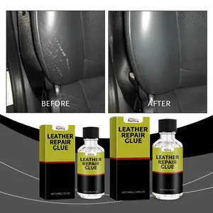 Car Leather Repair Liquid (30ml) Repairs Scratches and Cracks, Restores Gloss, Wear-Resistant Leather Repair Glue