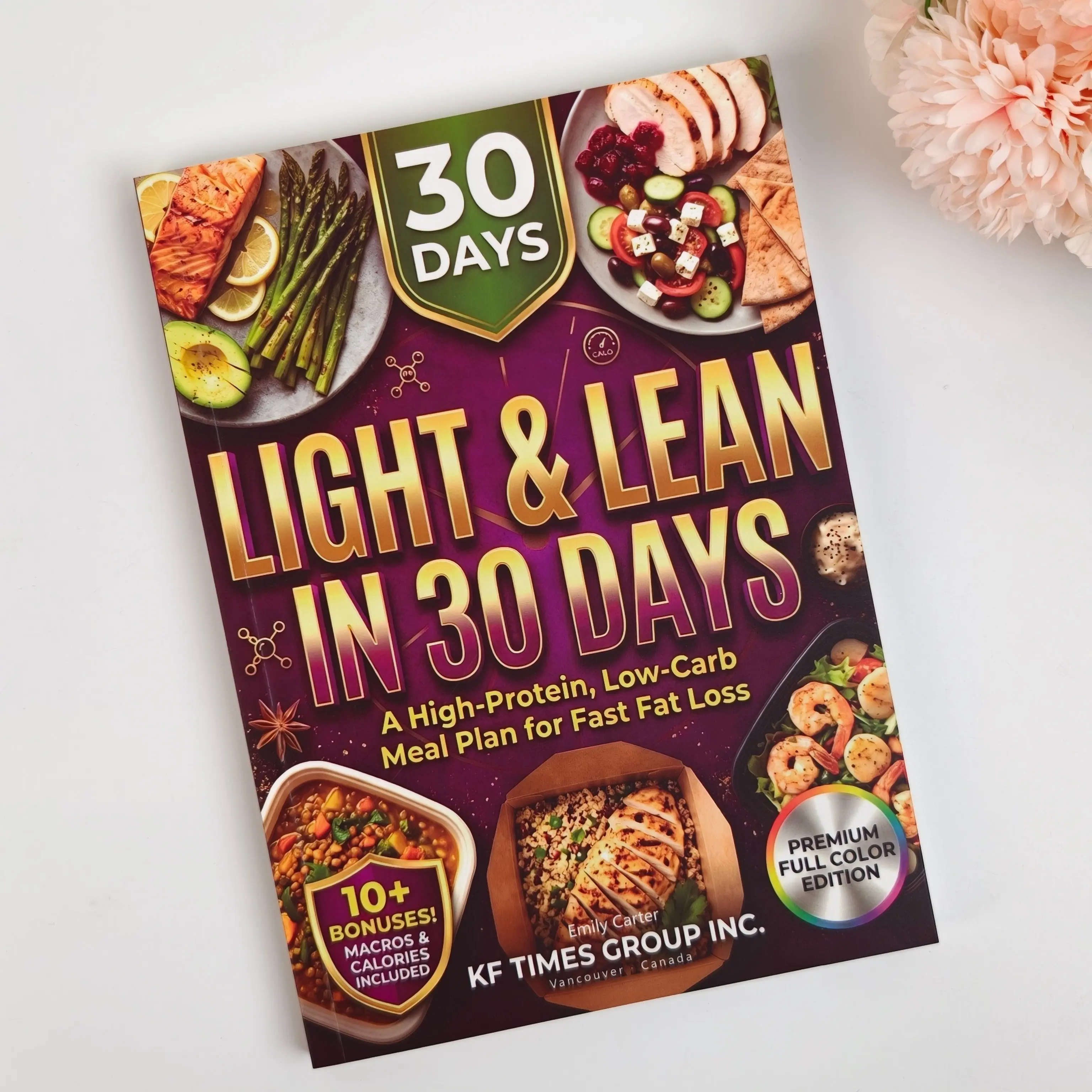 Low-Carb High-Protein Recipe Book: 180 Easy Dishes & 30-Day Complete Meal Plan. Step-by-step cooking tutorials for nutritious daily meals and healthy sweet treats, ideal for building a balanced, sustainable healthy lifestyle.