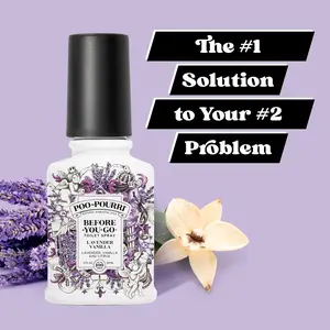 Poo-Pourri Before-You-Go Toilet Spray, Lavender Vanilla, 2 Fl Oz - Lavender, Vanilla and Citrus