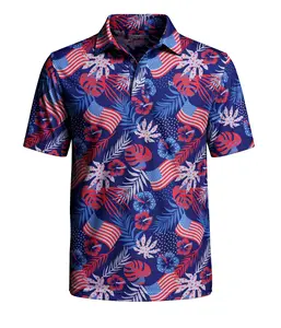 Men's Patriotic Paradise Performance Polo