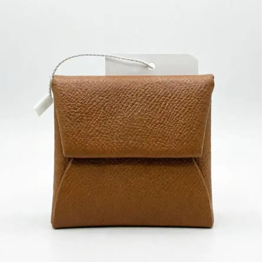 Pre-owned HERMÈS — Caramel Coin Purse(SZ 03037)