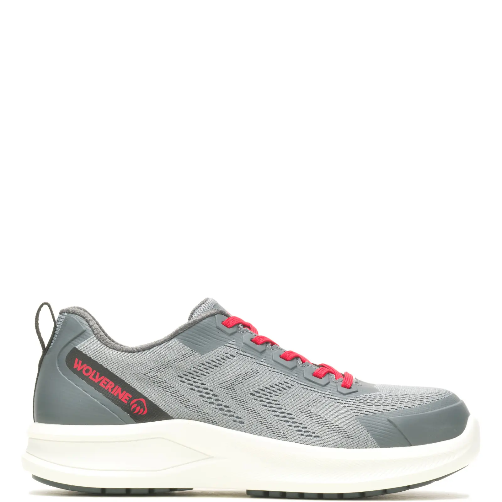 Wolverine Bolt Knit Durashocks DuraSpring CarbonMax Low Mens Gray Work Shoes