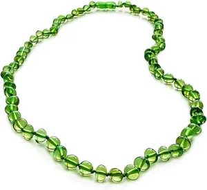 Amber Necklace for Women - HandMade Baltic Jewelry for Adult - 18 inch - 100% Genuine