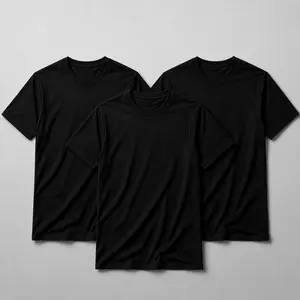 Signature Men's Short-Sleeve T-Shirts 3-Pack, Soft Breathable Cotton, Casual Daily Wear