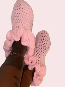 Handmade Crochet Footies Socks – Custom Fit, Soft & Cozy Ankle Socks