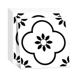 Jeedeson PVC Flooring Backsplash Tile 11.8 In. X 11.8 In. For Kitchen And Bathroom