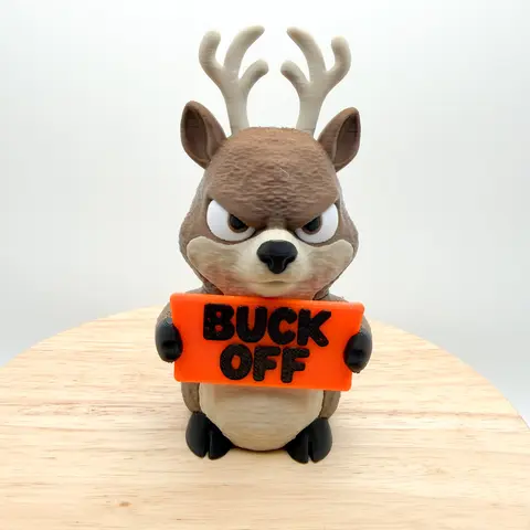 Animals with Attitude - Collectible 3D Printed Figurine