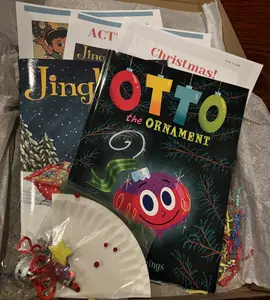 Storylandia Christmas Box, 2 books, 1 activity card, i craft, 1 toy