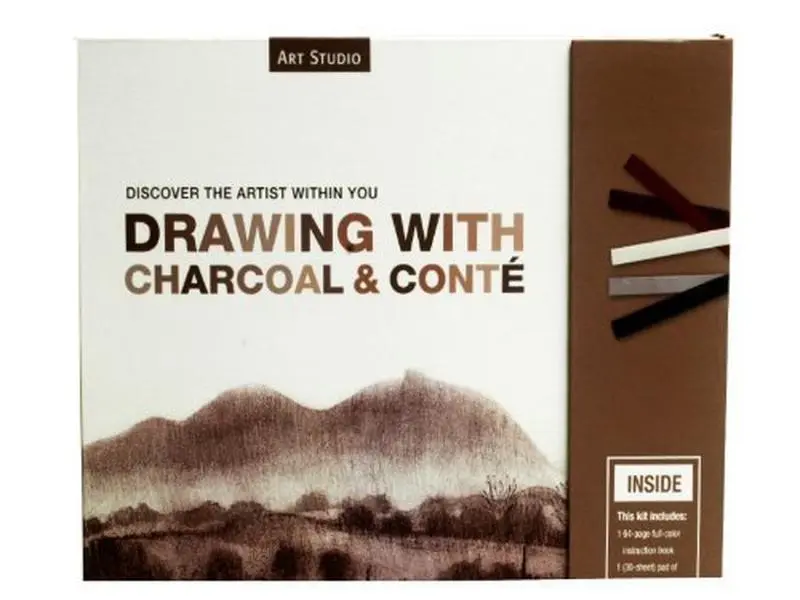 USED Book - Drawing With Charcoal & Conte by Spice Box (Hardcover)