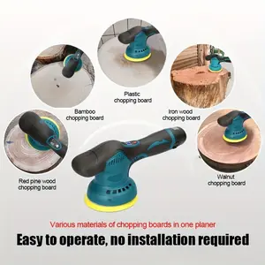 12V Cordless Car Polisher Kit - with 2 Batteries & 4 Pads, Portable Waxing Polishing Machine for Auto Paint, Rust & Wood Surface