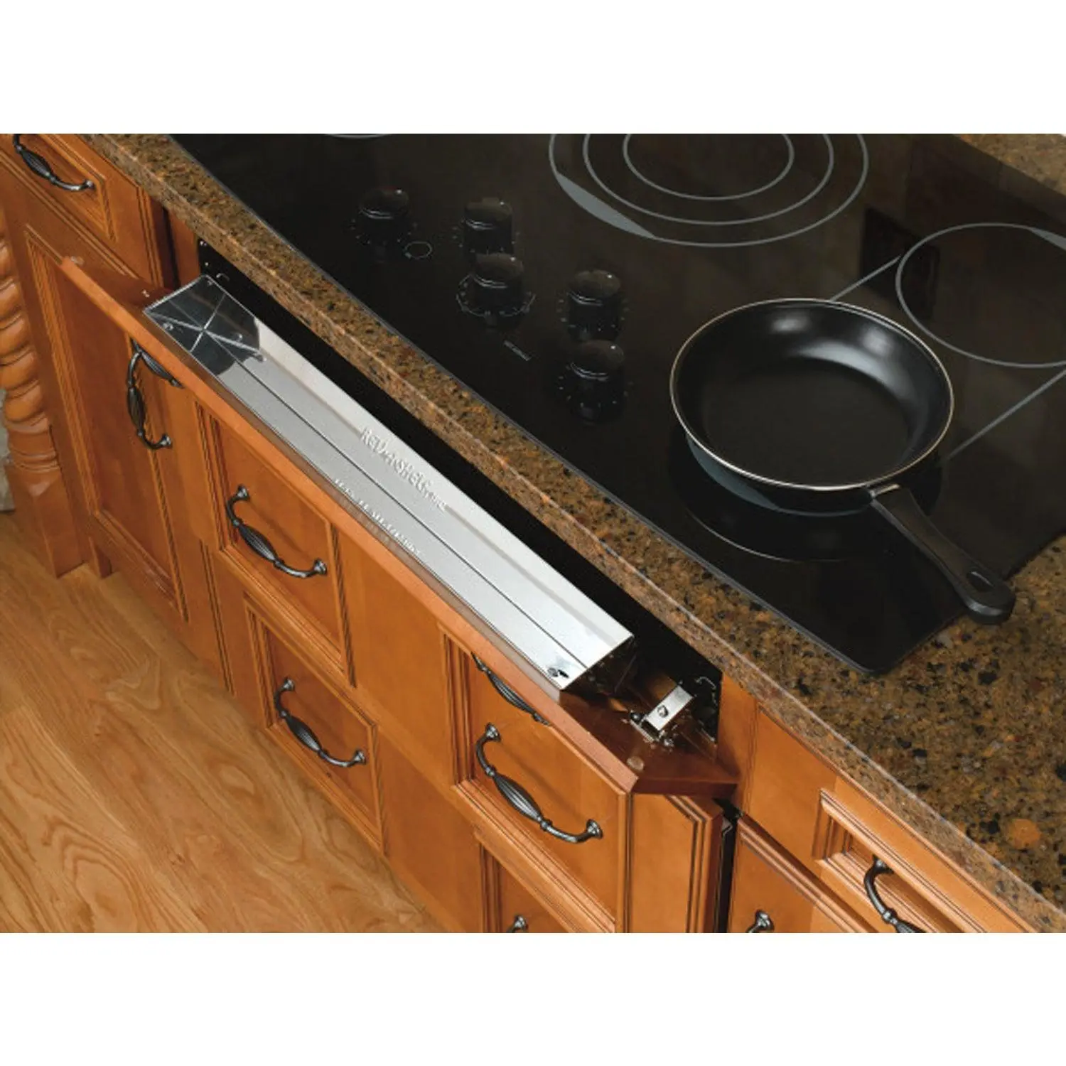 Rev-A-Shelf 31" Front Tip-Out Sink Tray Organizer for Kitchen Sink, 6541-31-52