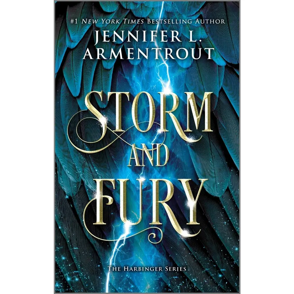 USED Book - Storm and Fury: A Heartstopping Romantasy with Angels, Demons, Gargoyles and Unbreakable Bonds by Armentrout, Jennifer L. (Mass Market Paperback) - english