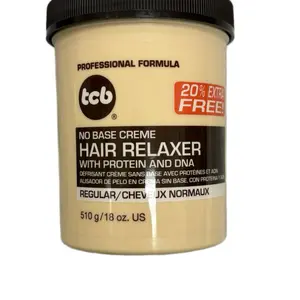 TCB Professional Formula No Base Creme Hair Relaxer with Protein and DNA Super 15oz Conditioner Haircare B00UEOKGL0 Regular 510g