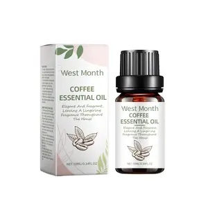 West&Month Coffee Seed Essential Oil, Gentle Moisturizing Skin Care Multi-Effect Essence Oil Nourishes Massage Oil Evening Jojoba
