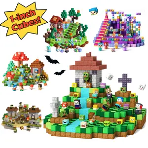 GobiDex Multi-Theme Magnetic Building Blocks 48/100PCS, 1-Inch Blocks Series Larger Than Standard 0.8-Inch, STEM Game-Based Creative Toy Set for Kids 3-12