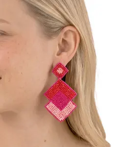 Color Pop Geo Earrings 💙💖✨