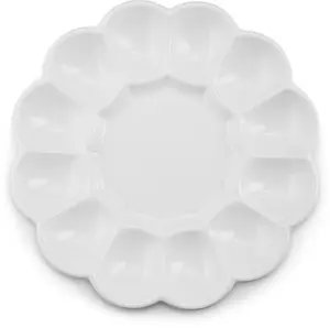 Kook Ceramic Egg Tray - Holds 12 Eggs for Kitchen and Oven