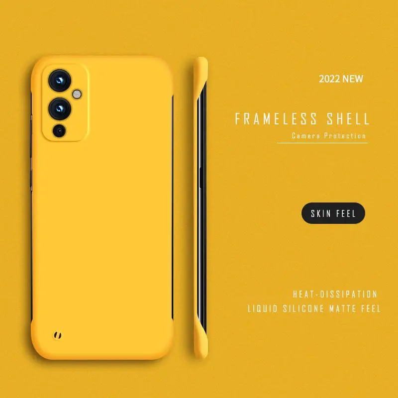 for Oneplus 9R 10R 10T Ultra Thin Slim Hard PC Frameless Case For Oneplus 10 9 8T 7T 8 7 Pro oneplus 11 Matte Cover Cases