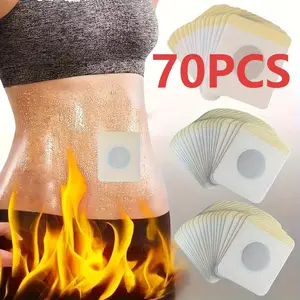 70pcs New Abdominal Patch, Shaping Tape for All Belly and Leg Areas, Multi-Functional Waist Belt, Comfortable Fit, Breathable