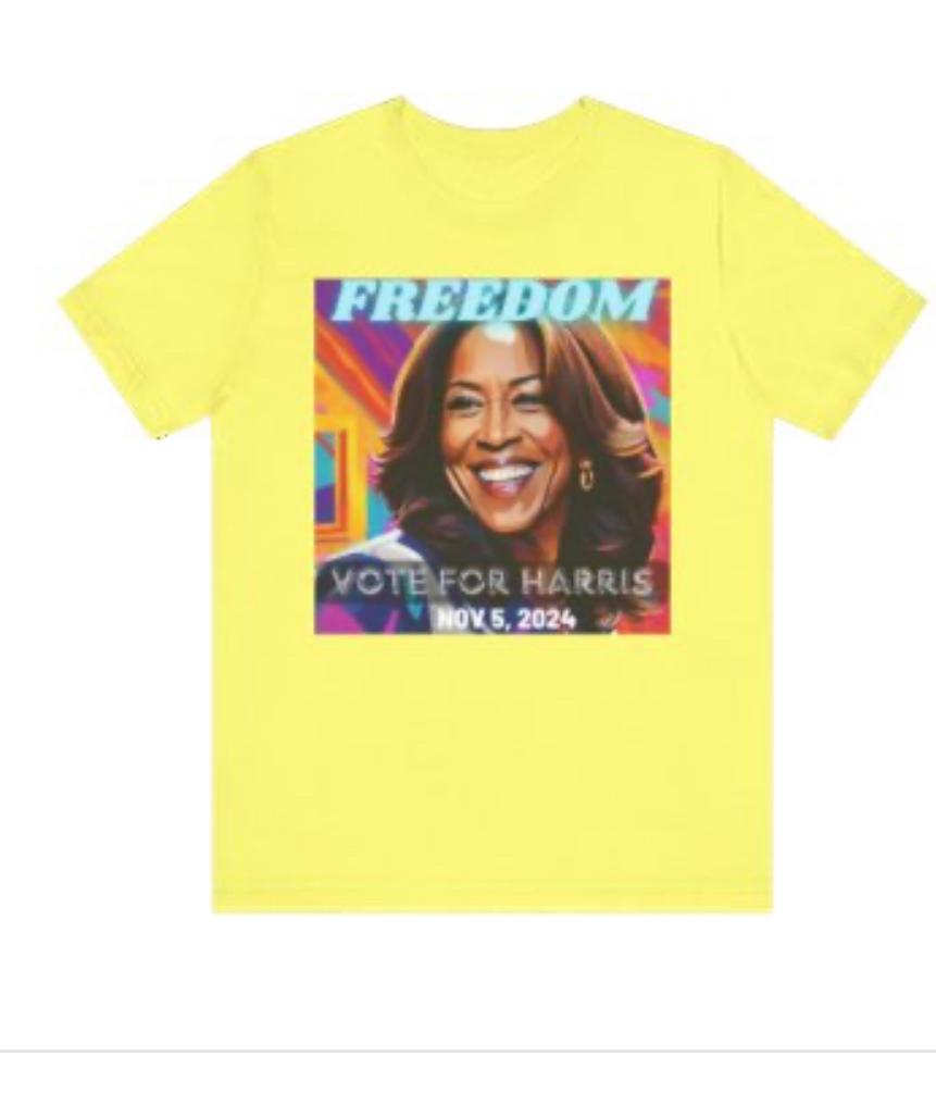 Kamala Harris Freedom Cotton Tee Shirt 2024