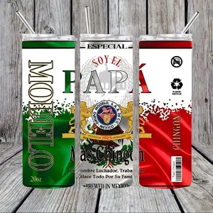 Soy El Papa Mas Chingon 20 oz Stainless Steel Tumbler tumblers Bottle Drinkware