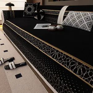 Luxury Sofa Cushion, Anti-Slip Living Room Cover, Sofa Couch Covers, Pet Friendly, All Seasons Use, Home Kitchen Bedroom Office