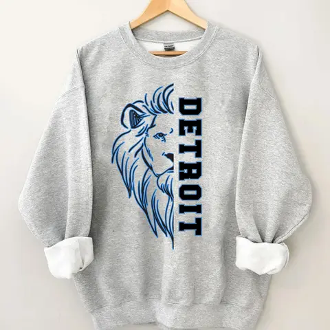Vintage Detroit sweatshirt, Detroit Football sweater, Detroit Football Crewneck, Detroit sweatshirts, lions football