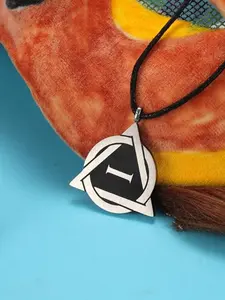 Men Women Therian Necklace Silver Color Stainless Steel, Therian Pride Symbol Pendant Jewelry Gift, Unisex Therian Charm Accessory