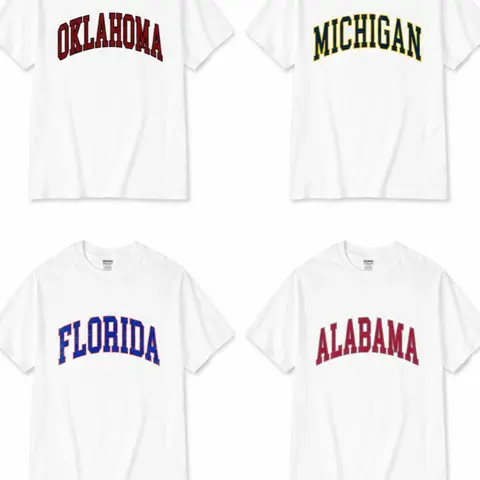 Vintage Varsity College T Shirt White Comfy T Shirt