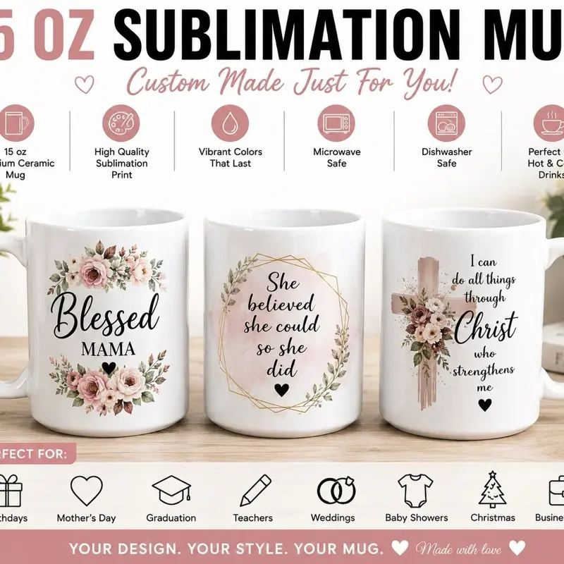 15 ozSublimation mug