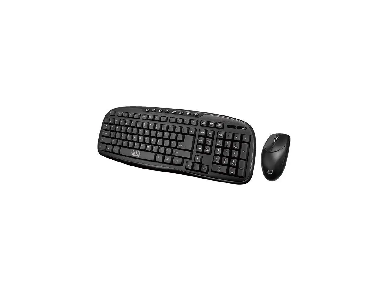 ADESSO WKB-1330CB ADESSO 2.4GHZ WIRELESS  EASYTOUCH DESKTOP MULTIMEDIA KEYBOARD AND MOUSE COMBO.