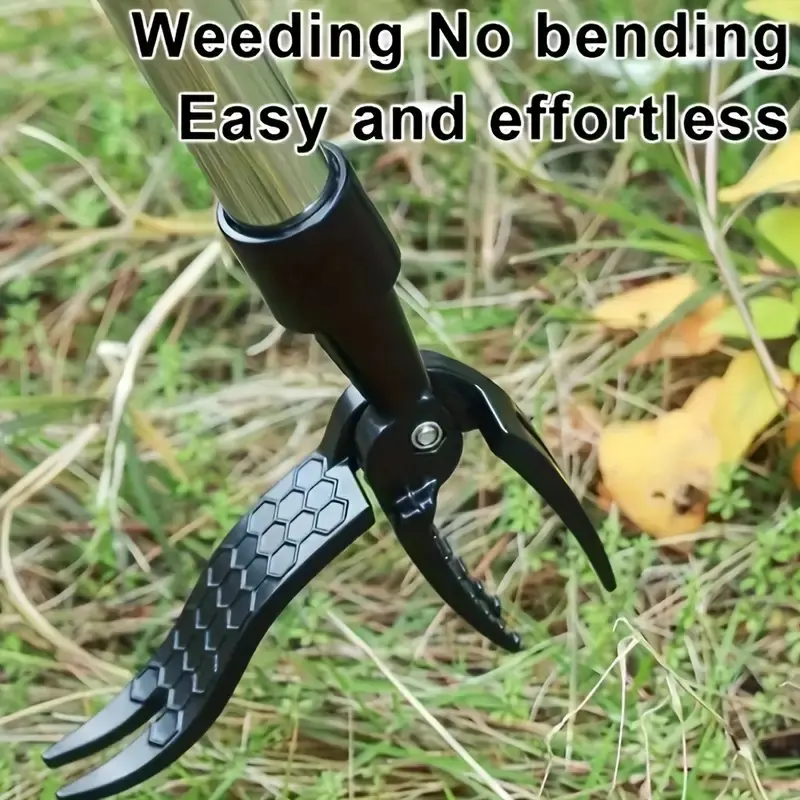 Ergonomic Standing Weeder, Easy Gardening Tool, Durable High-Efficiency Lawn Maintenance, Comfortable Design for Yard Work