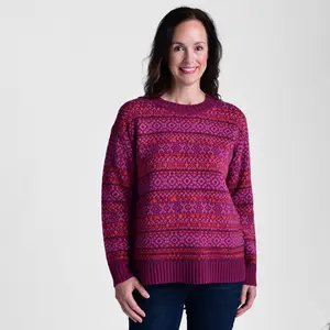 Christopher & Banks Fair Isle Crewneck Sweater