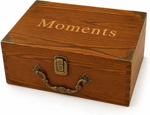 Keepsake Box - Elegant Memory Storage Box for Photos, Letters & Personal Treasures - Decorative Home Decor & Meaningful Gift