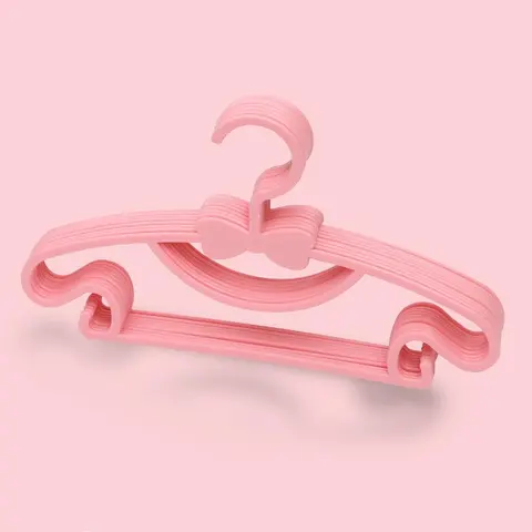 Durable Kids Clothes Hanger (10pcs), Portable Display Plastic Hanger, Durable Clothes Drying Rack, Clothes Hanger for Home, Travel, School, Office, Summer for Gift