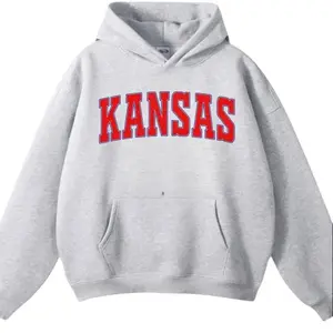 Kansas Hoodie, Vintage Oversized Sweatshirt for Men and Women, Classic Cotton Pullover, Retro Collegiate Graphic, Warm Gift, Streetwear Style graphic cotton hoodie