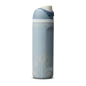 Owala 24fl oz Stainless Steel Special Edition FreeSip Water Bottle - Studded Garden