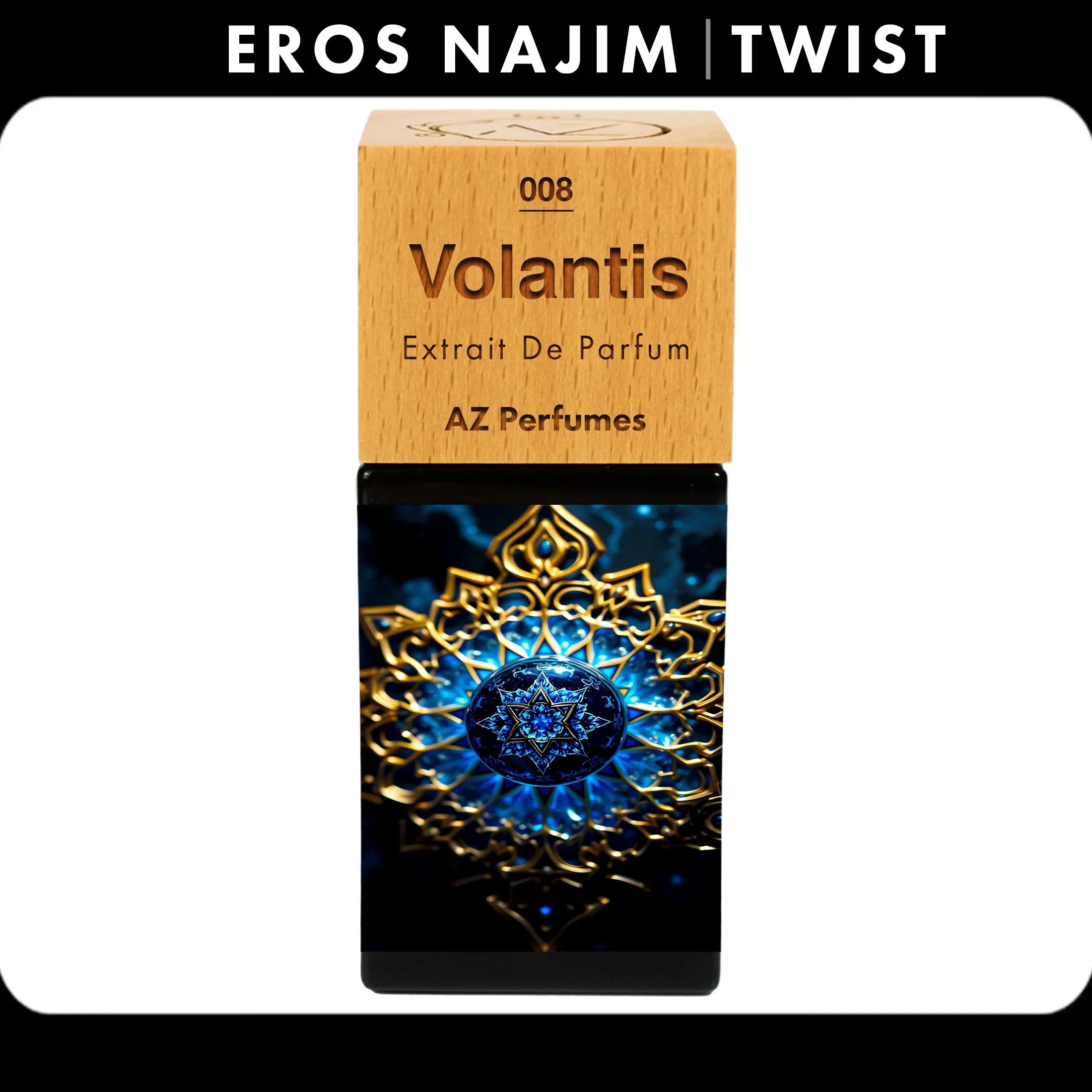 Volantis N°08 |  Caramel, Mandarin, Cardamom, Vetiver and Agarwood | 30 ML / 1.0 Oz | Long lasting Home