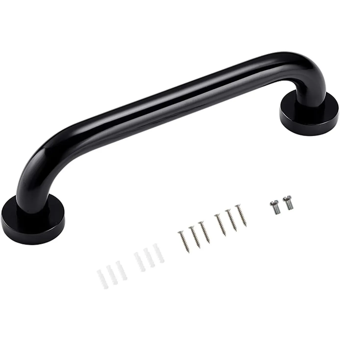 12'' Grab Handle Railing Wall Railing for Elderly Handrail Grab Rail Stainless Steel Pipe Hand Rail Safety Handle Bar Banister Rail Indoor & Outdoor Grab Bar