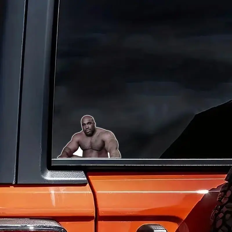 Big Barry Vinyl Sticker, Funny Car Window Bumper Sticker, Car Exterior Decal, Universal Car Exterior Accessories for Car Window Bumper, Truck Sticker