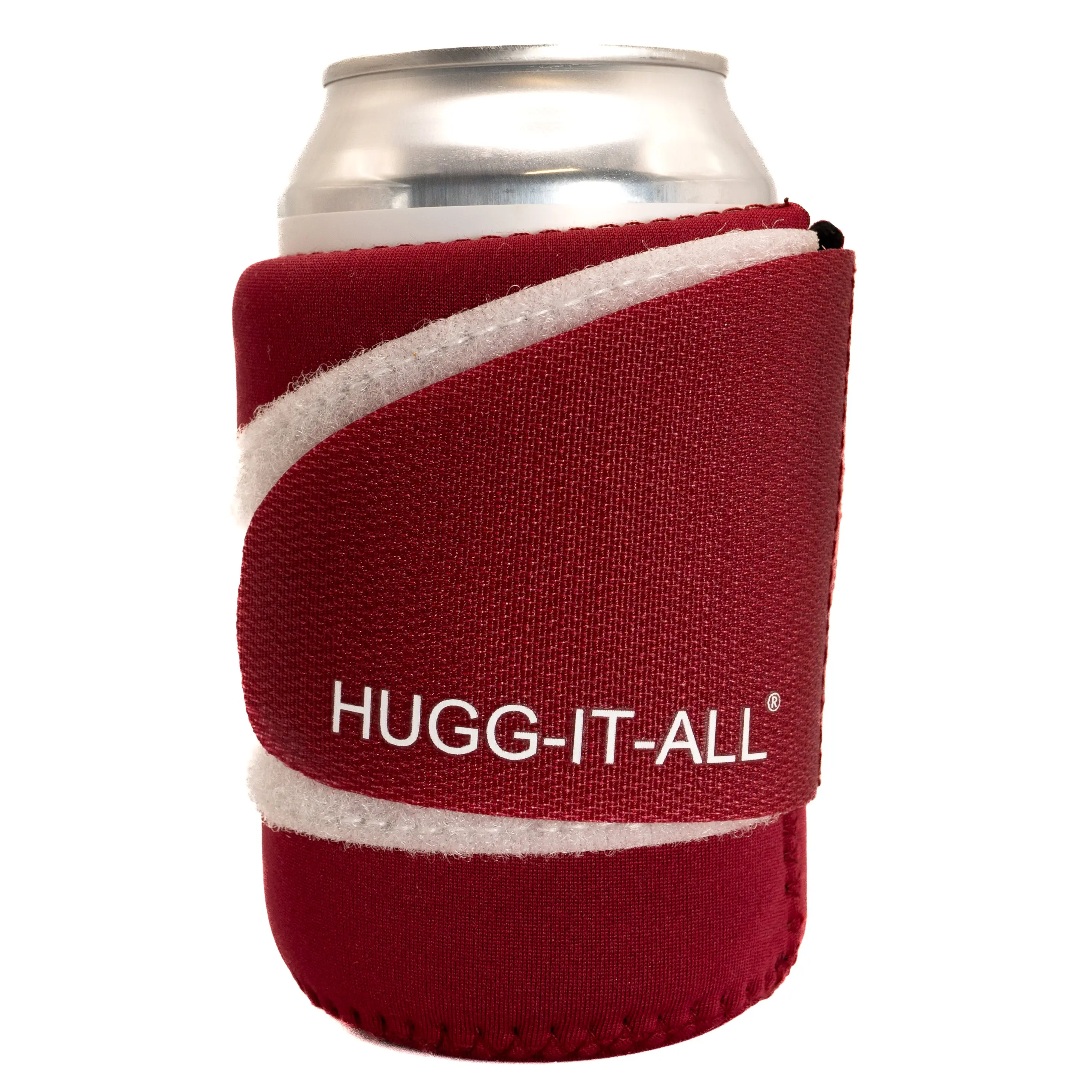 HUGG-IT-ALL Smart Wrap Insulated Reusable Lightweight Drink Sleeve for Coffee Cups, Water Bottles - Maroon