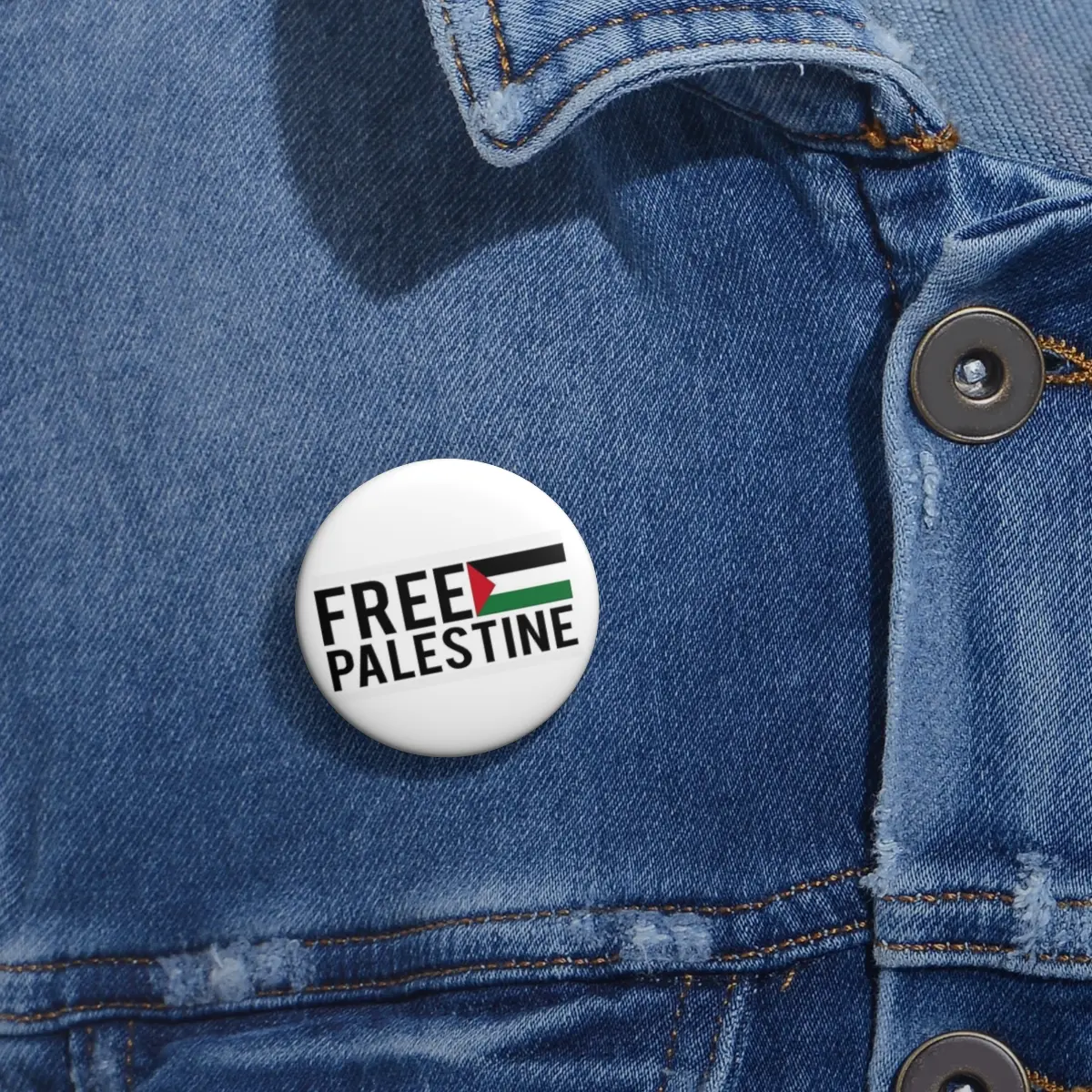 Free Palestine Pin Buttons