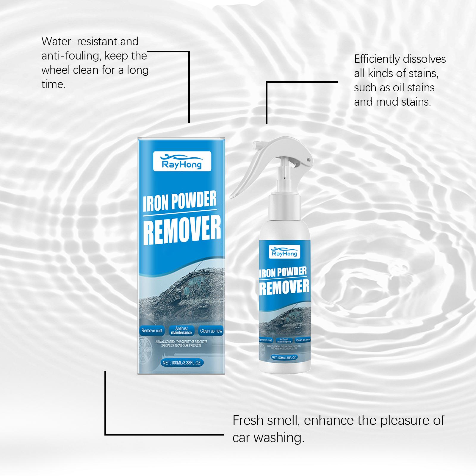 Rayhong Auto Iron Powder Rust Remover Spray Rust Remover Auto Products Stain Remover Rust Remover Cleaning Products Waterless Car