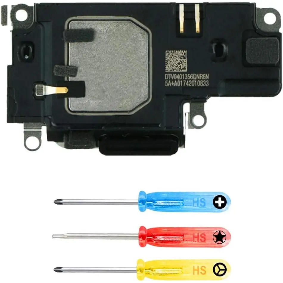 Loud Speaker Compatible with iPhone 12 Pro Max 2020 - Ringer Buzzer Flex Cable Loudspeaker Replacement - Incl.Screwdrivers