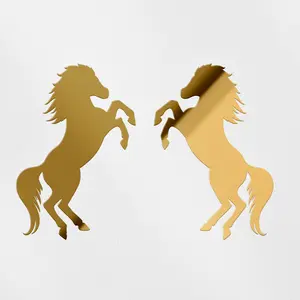 Transparent Decal Stickers Of Horses Premium Waterproof Vinyl Decal Stickers For Laptop Phone Accessory Helmet Car Window Mug Tuber Cup Door Wall Decoration