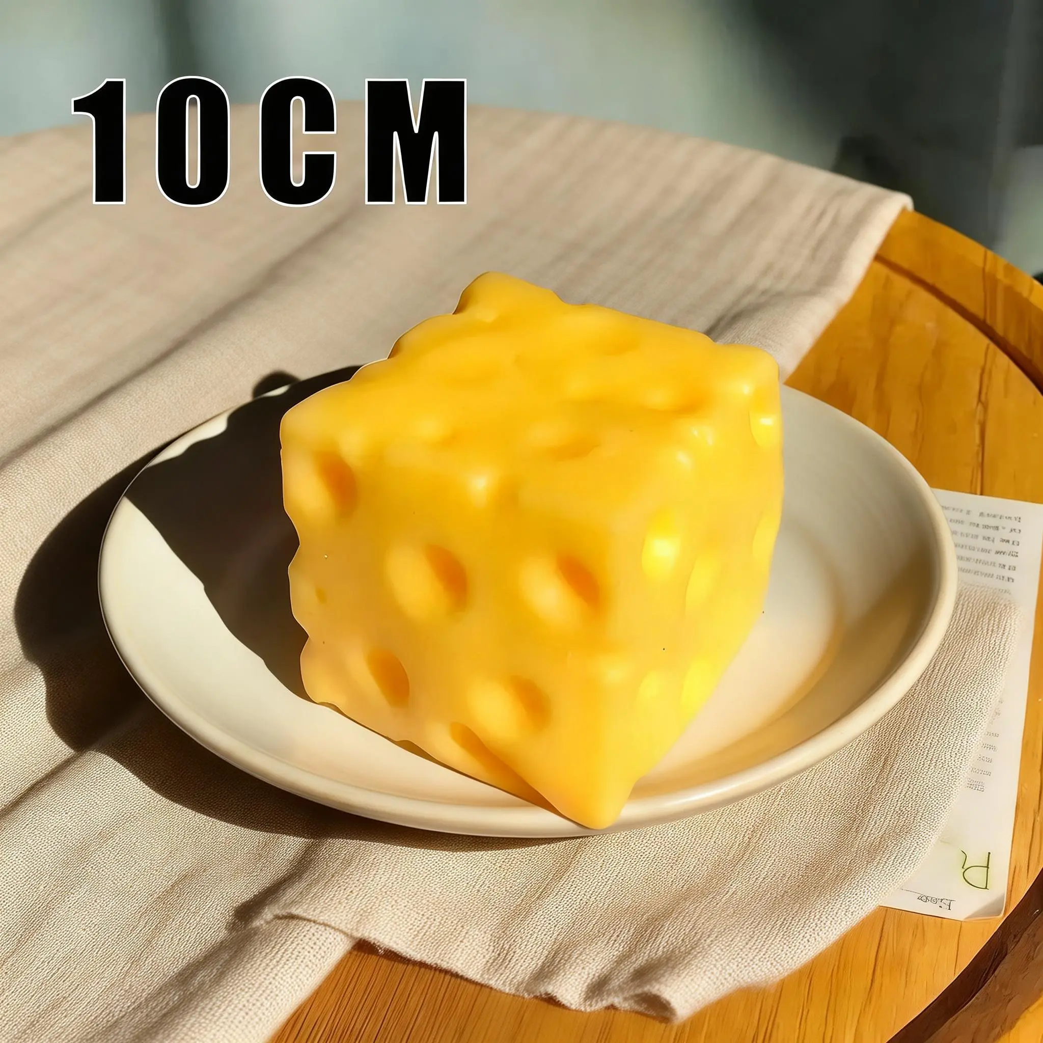 10cm square cheese